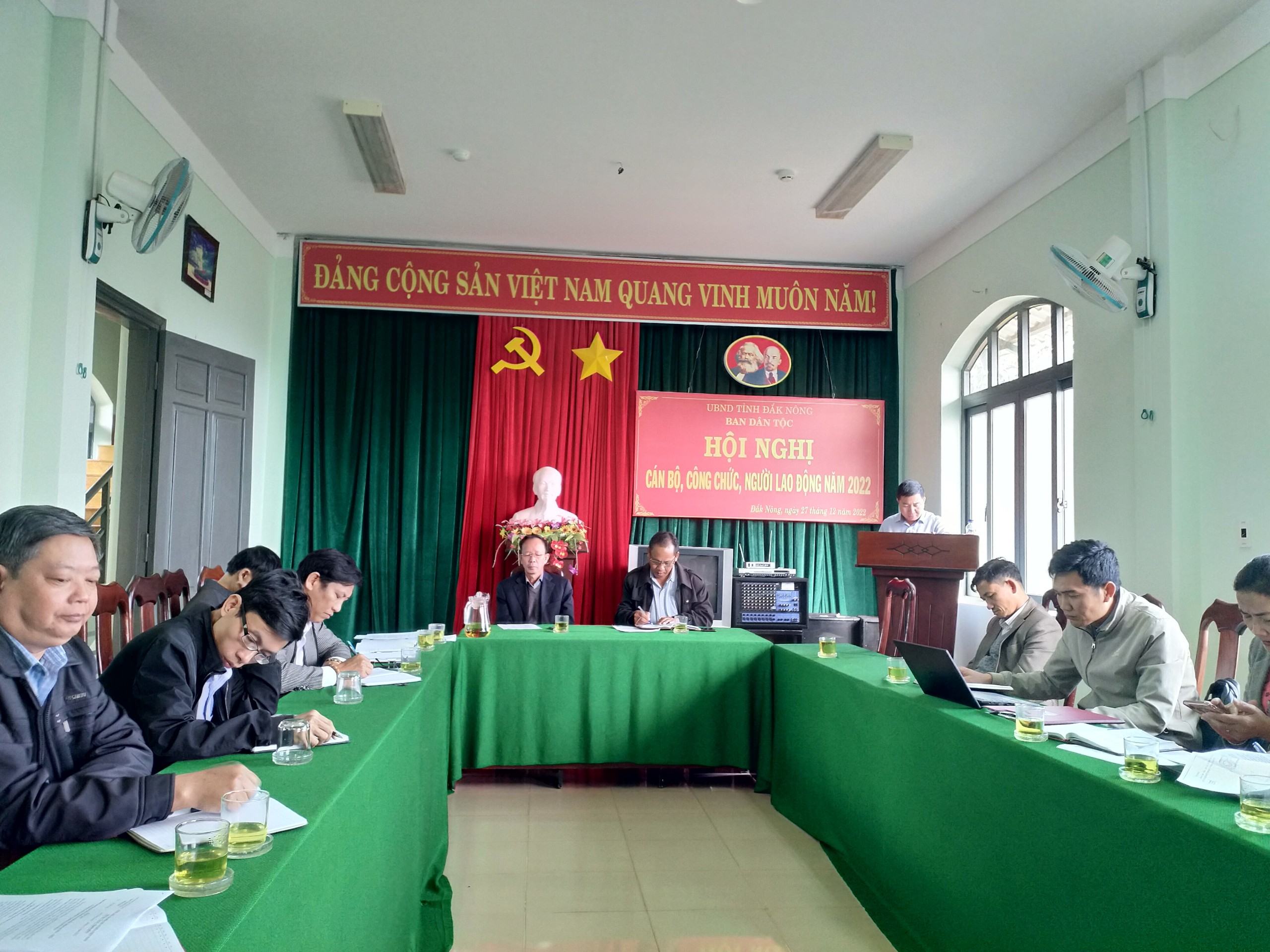 Công đoàn cơ sở Ban Dân tộc tổ chức Hội nghị cán bộ, công chức và người lao động năm 2022