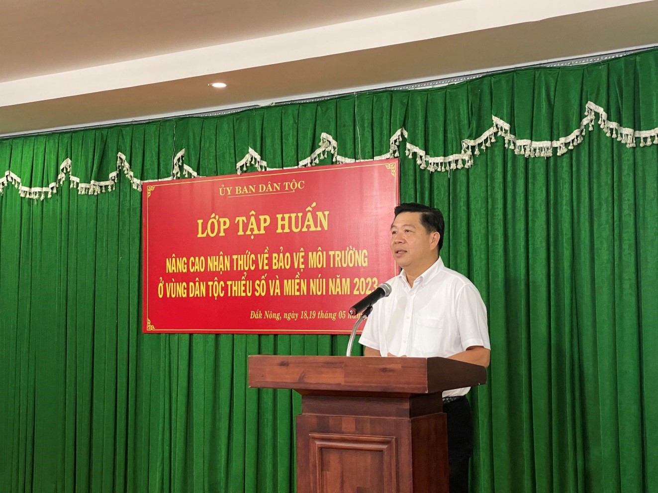 Hội nghị Tập huấn nâng cao nhận thức về bảo vệ môi trường ở vùng dân tộc thiểu số và miền núi năm 2023 tại tỉnh Đắk Nông